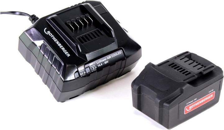 Immagine prodotto Rothenberger ROMAX 4000 Basic Set Pressatrice elettroidraulica a batteria 18V / 34kN + 1x Batteria d
