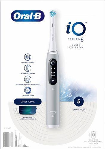 Actual product image Oral-B Elektrische Zahnbürste iO Series6 Grey Opal (Oscillating toothbrush)