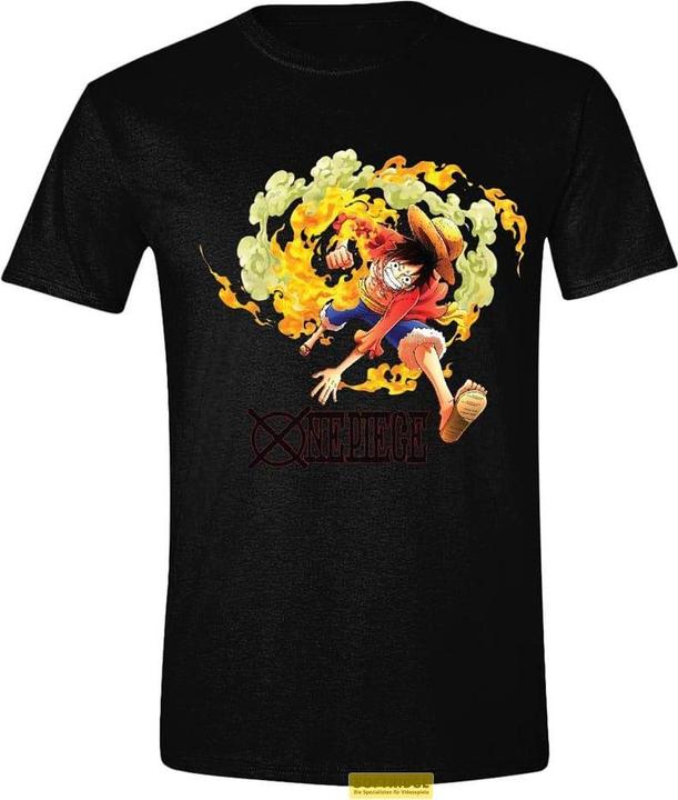 Actual product image Death Note One Piece T-Shirt Luffy Attack Size L (L)