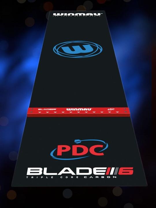 Image du produit Winmau Pro Zone Precision Tapis de fléchettes en PVC avec bocal