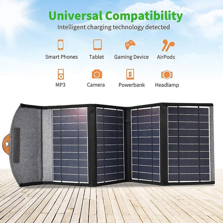Image du produit Choetech Panneau solaire pliable (22 W, 0.87 kg)