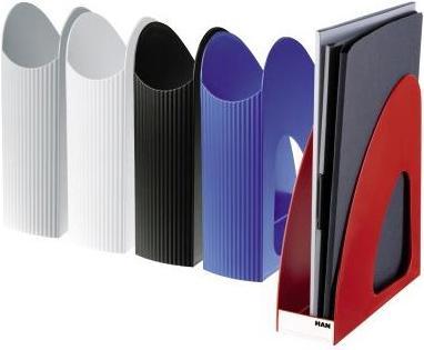 Produktbild Han Stehsammler TWIN 7,6x25,6x23,9 cm (BxHxT) DIN C4 Werkstoff: Polystyrol lichtgrau (C4)