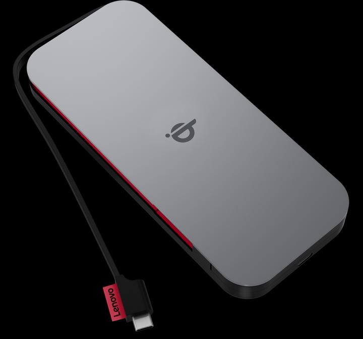 Image du produit Lenovo Go USB-C Mobile Power Bank + Qi Wireless (10000 mAh, 27 W, 38.50 Wh)