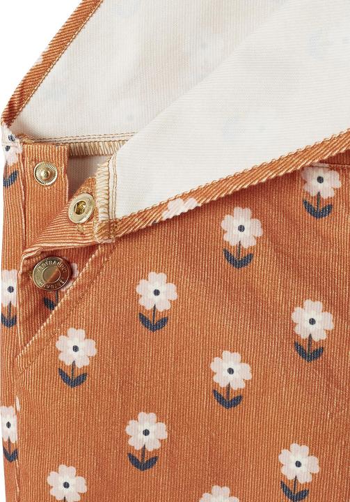 Produktbild Vertbaudet Mädchen Latzhose aus geblümtem Cord (158)