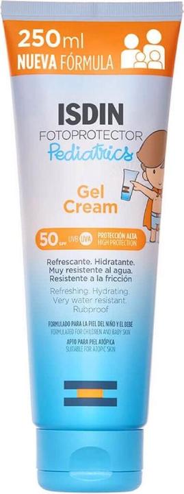 Produktbild Isdin Sunscreen Pediatrics Spf 50 Gel Cream 250ml (Sonnencreme Gesicht, SPF 50, 250 ml)