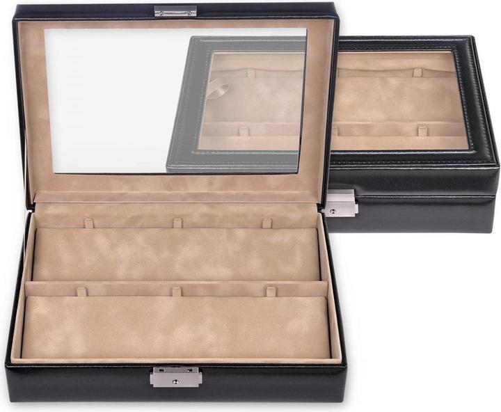 Actual product image Sacher 2126.010443 - Pocket watch case new classic black leather
