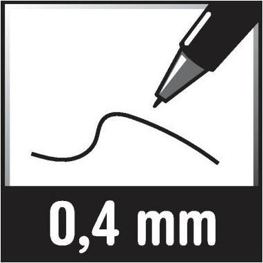 Produktbild Pilot Tintenroller Hi-Tecpoint Grip V7 0,4mm schwarz nicht dokumentenecht (Schwarz, 1 x)