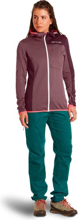 Produktbild Ortovox Women's Fleece Light Grid Hooded Jacket (XL)