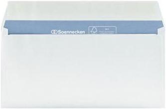 Produktbild Soennecken Briefumschlag Premium Format des Umschlages: DIN lang Masse: 220 x 110 mm (B x H) (220 x 110 mm, 1 x)