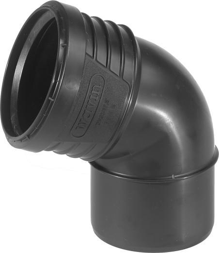 Actual product image Wavin Elbow 67.5 ° SiTech + 110mm black (3067737)