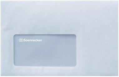 Image du produit Soennecken Enveloppe Format de l'enveloppe : DIN C6 Dimensions : 162 x 114 mm (l x h) (162 x 114 mm, 25 x)