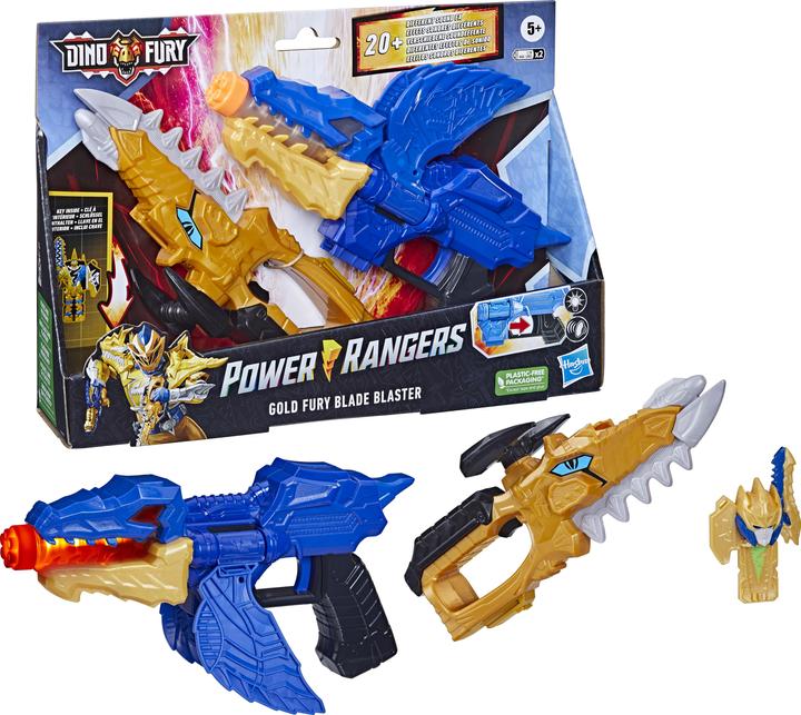 Actual product image Power Rangers Dino Fury Gold Fury Blade