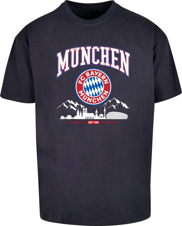 FC Bayern München FC Bayern Skyline for grey Heavy Oversize Tee - 115313