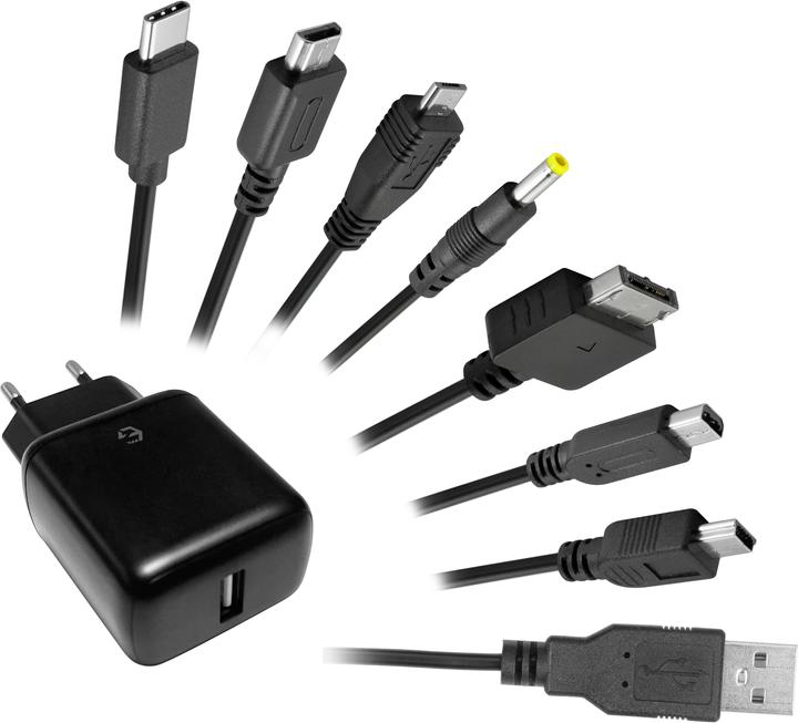 Image du produit Egogear Cordon de charge 7in1 Playstation, XBOX, Switch et autres 1.5m (3DS, PS4, 2DS, PS vita, PS3, PSP, NDS)