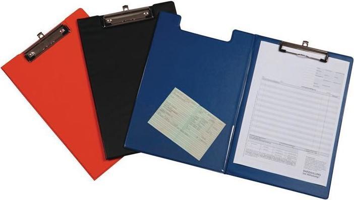 Produktbild Eichner Schreibmappe Karton mit ausziehbarer Hakenöse DIN A4 rot (A4)