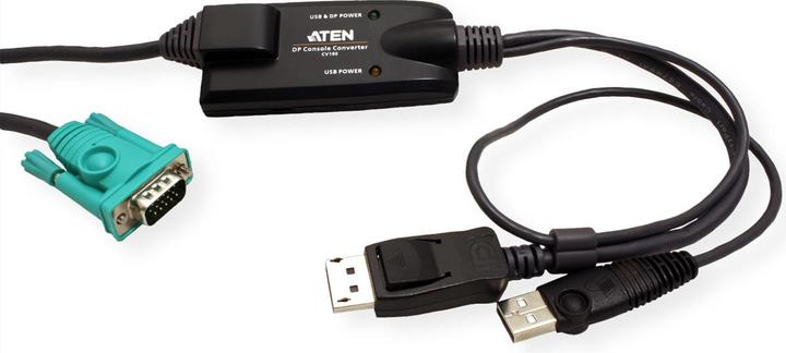 Actual product image Aten CV190 Keyboard / Video / Mouse (KVM) Cable (1.80 m, DisplayPort)