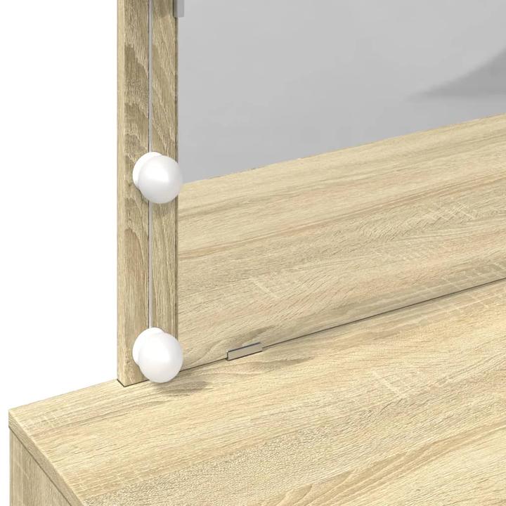 Image du produit VidaXL Coiffeuse avec éclairage LED (100 x 40 x 120 cm)