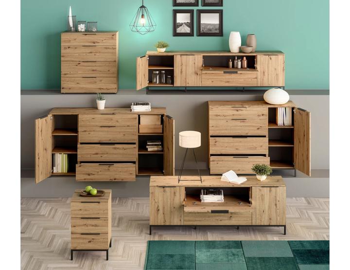 Actual product image Maja Möbel Trend Wood Lowboard (225) (225.5 x 40 x 55 cm)
