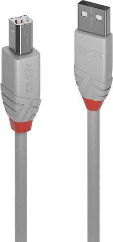 Actual product image Lindy USB/A-USB/B M-M (0.50 m, USB 2.0)