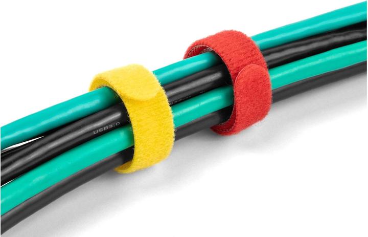 Image du produit Delock Attaches-câbles velcro L 150 x l 12 mm couleur set 10 pièces (Serre-câbles velcro, 150 mm, 10 pcs)