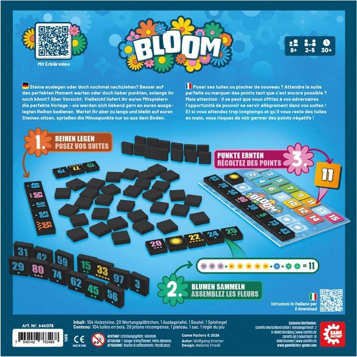 Image du produit Game Factory Bloom (d,f) (Français)