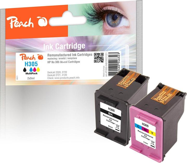 Immagine prodotto Peach Inchiostro HP No. 305 1x nero, 1x colore (M, C, FC, Y)