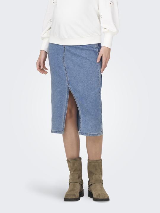 Produktbild Only Maternity Maternity Midirock Jeansrock (L)