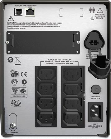 Produktbild Schneider APC Smart-UPS 1000 LCD (1000 VA, 700 W, Line-Interaktiv USV)