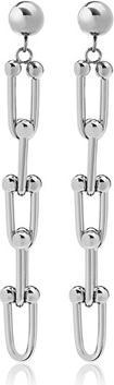 Trolli Troli - Modern steel chain earrings VESE0585S (L)