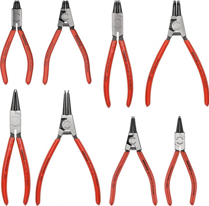 Actual product image Knipex Set of Circlip Pliers (180 mm)