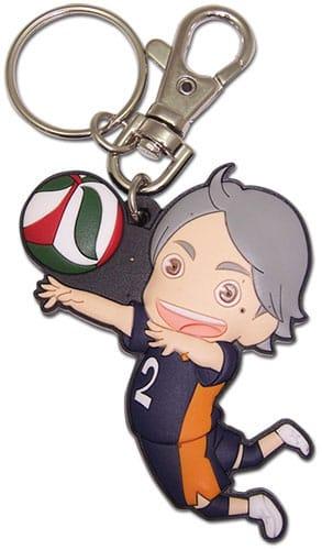 Actual product image Getc Haikyu!! porte-clés en PVC Sugawara