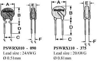 Actual product image RESETTABLE FUSE 3.75-7.5A / 60Vdc (40 A)