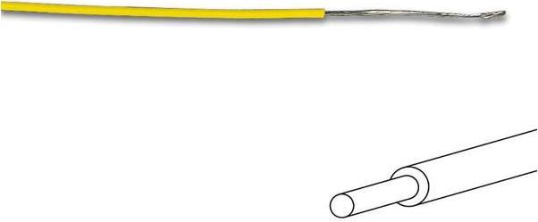 Produktbild Cables MONTAGEKABEL - ø 1.4 mm - 0.2 mm² - VOLLER KERN - GELB