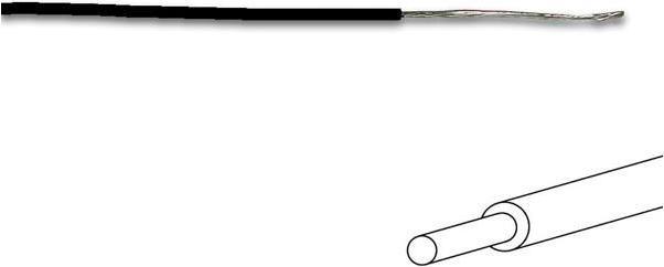 Image du produit Cables FIL DE CÂBLAGE - ø 1.4 mm - 0.2 mm² - MONOBRIN - NOIR