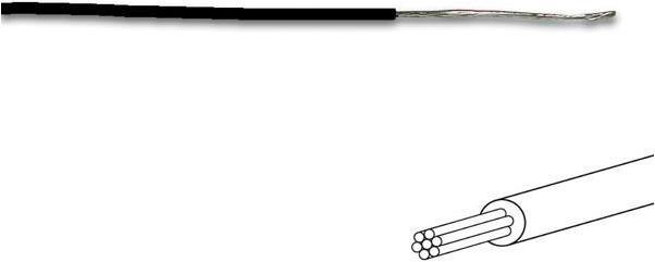 Produktbild Cables MONTAGEKABEL - ø 1.4 mm - 0.2 mm² - MEHRADRIG - SCHWARZ