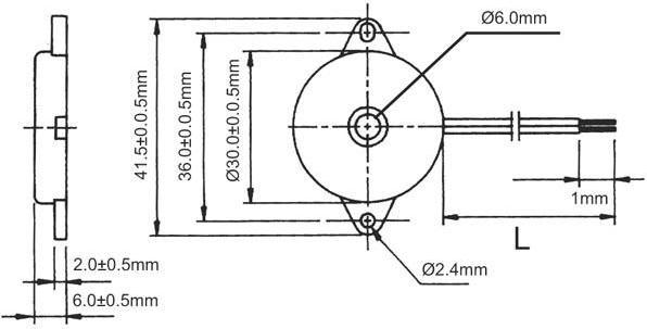 Immagine prodotto Velleman Products & Buzzers PIEZO-CERAMICO CONVERTITORE DI SUONO 5Vac 4.0kHz 85dB CON CAVO