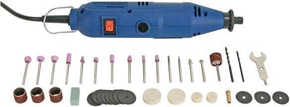 Actual product image Velleman HIGH-SPEED ELECTRIC DRILL & ENGRAVING SET - 40 pcs (60 mm)