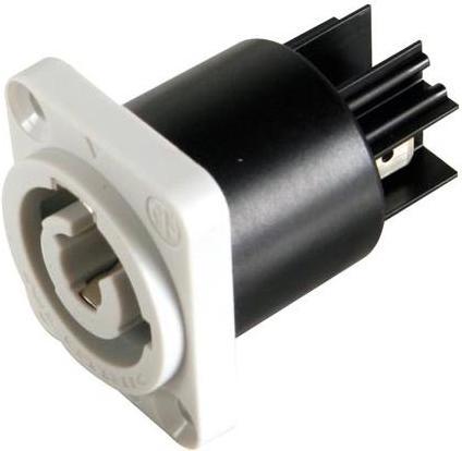 Actual product image Neutrik - Powercon, 3-Pin Mounting, Grey, Energized / Power Output