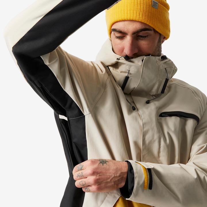Produktbild Wedze Snowboardjacke Herren Skijacke - SNB 100 beige/gelb (L)