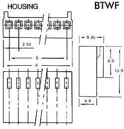 Actual product image Velleman BOARD TO WIRE CONNECTOR - FEMALE - 12 CONTACTS / 20cm