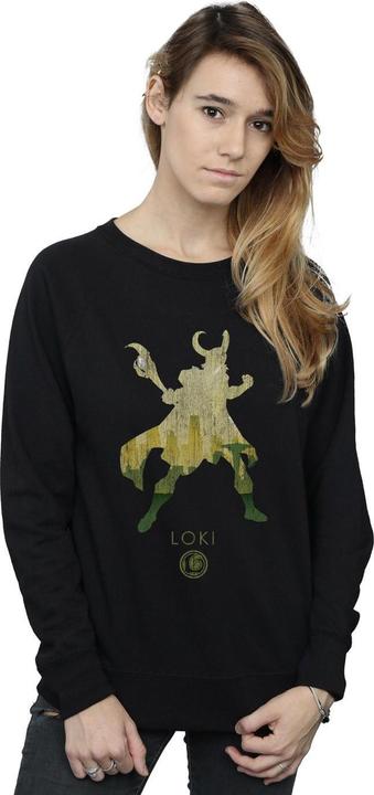 Actual product image Womens/Ladies Loki Silhouette Sweatshirt (XXL)