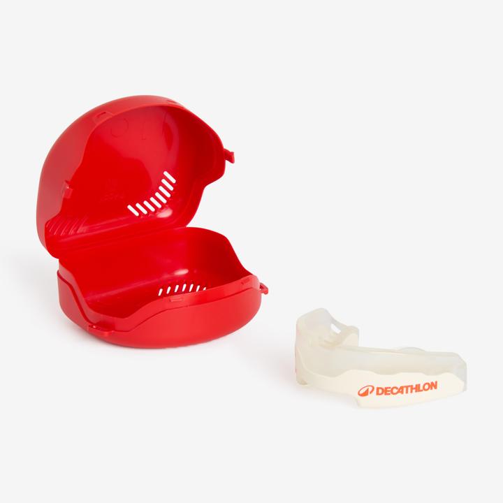 Image du produit Decathlon Protège-dents Rugby Femme/Homme - MG500 Canterbury blanc/rouge (M)