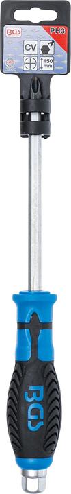 Image du produit BGS Tournevis, lame à profil six pans cruciforme PH3 longueur de la lame 150 mm (Recouvrement cruciforme Phillipps (PH))
