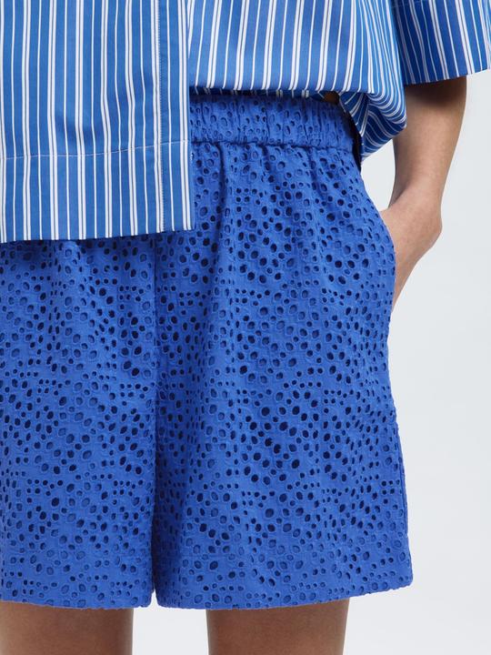 Produktbild Selected Femme Broderie Anglaise Højtaljede shorts (40)