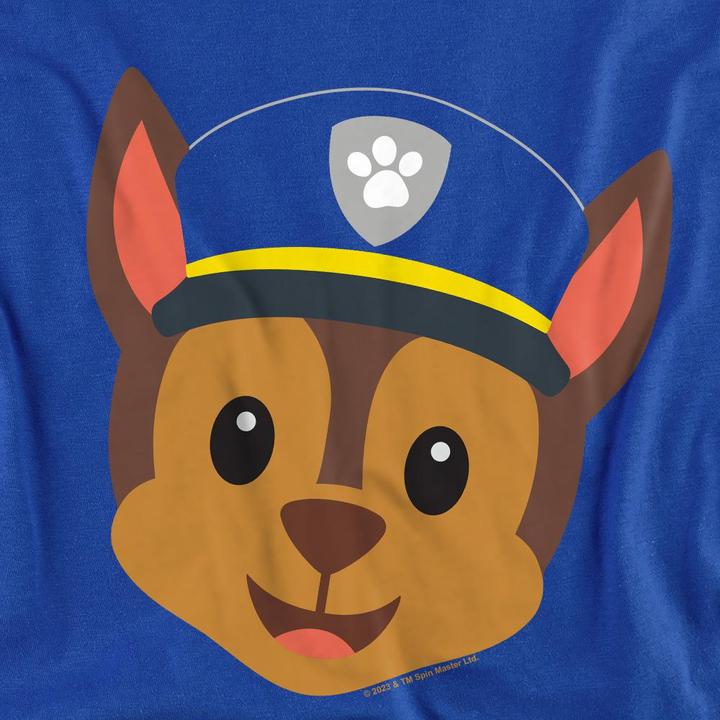 Actual product image Paw Patrol Unisex Adult Chase Emoji Sweatshirt (S)