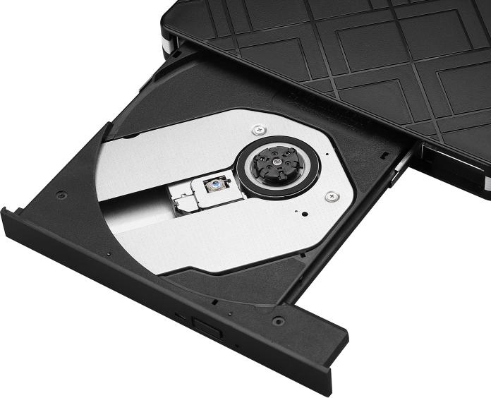 Actual product image Ueli Express External DVD burner with USB-C and USB port (DVD writer)