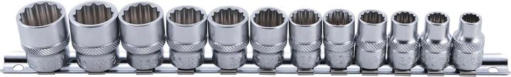 BGS Jeu de Douilles, douze pans 10 mm (3/8") 8 - 19 mm 12 pièces
