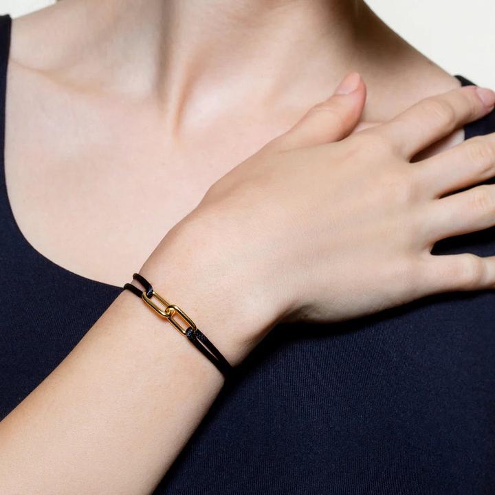 Immagine prodotto Xenox Bracciale Twin Ties (20 cm, Nylon, Argento 925)