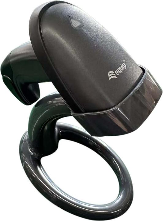 Actual product image equip Barcode handheld scanner 2D laser with holder 2.4GHz bw (2D barcodes, 1D barcodes, QR Code)