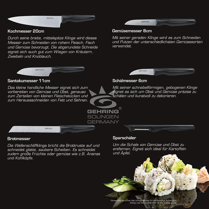 Actual product image Gehring Kitchen knife set (21 cm)